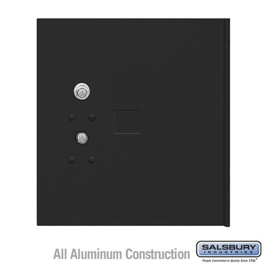 Replacement Parcel Locker Door and Tenant Lock - for Cluster Box Unit - Medium Parcel Locker - with (3) Keys - Black